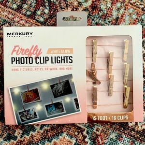 Brand new rose gold photo clip lights